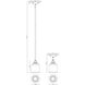 Melrose 1 Light 5 inch Satin Nickel Mini-Pendant Ceiling Light, Essentials