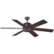 Velocity 60 inch English Bronze Outdoor Ceiling Fan