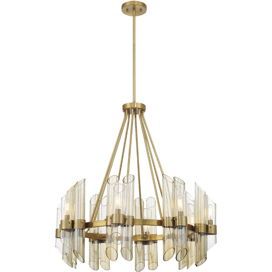 Biltmore 8 Light 30 inch Warm Brass Chandelier Ceiling Light
