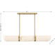 Chalfont 4 Light 42 inch Warm Brass Chandelier Ceiling Light