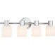 Strand 4 Light 23.25 inch Chrome Bathroom Vanity Light Wall Light, Lighting One