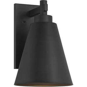 Ryder 1 Light 15 inch Matte Black Outdoor Wall Lantern