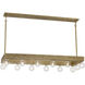 Etereo Linear Chandelier Ceiling Light