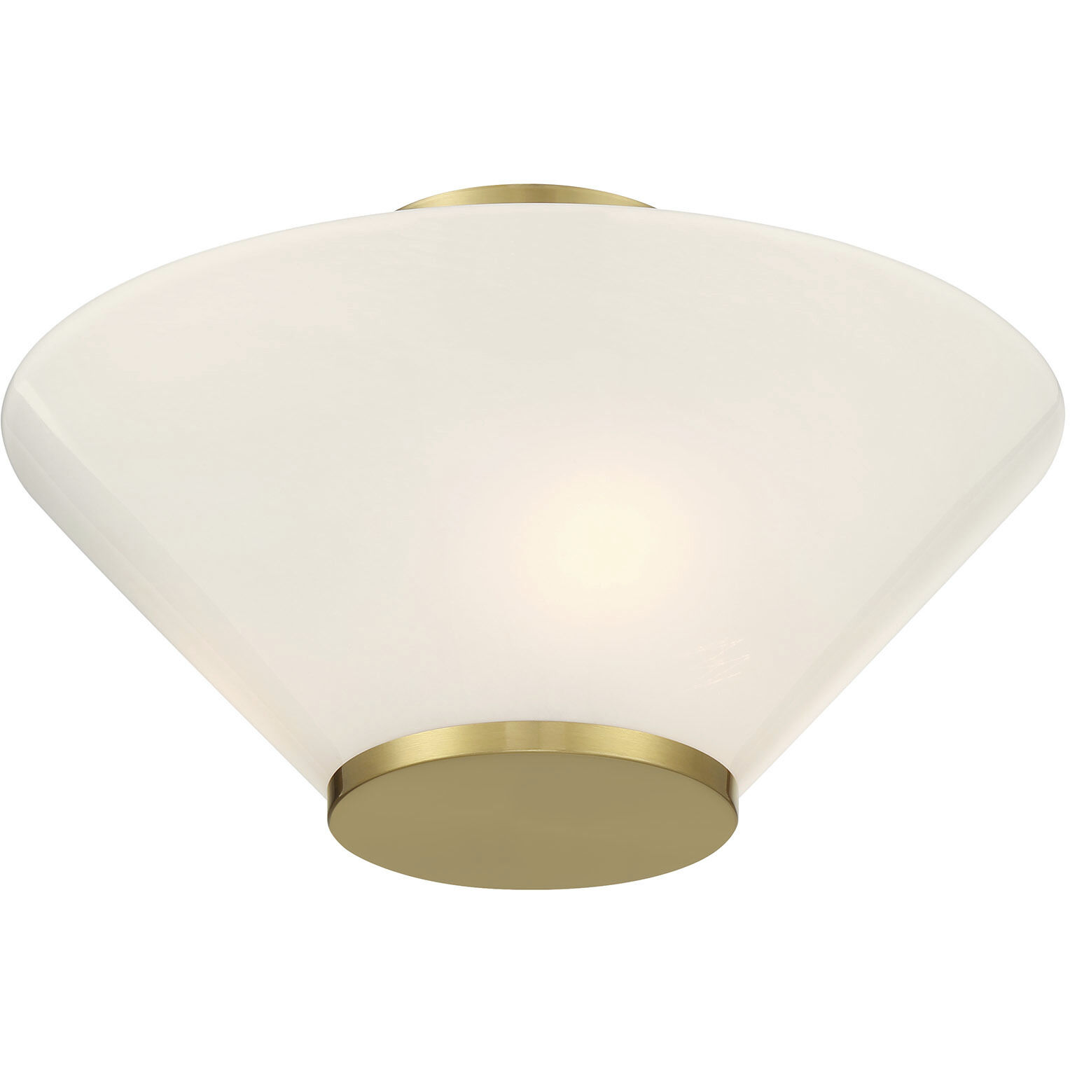 Blair 3 Light 15 inch Warm Brass Convertible Semi-Flush or Pendant Ceiling Light