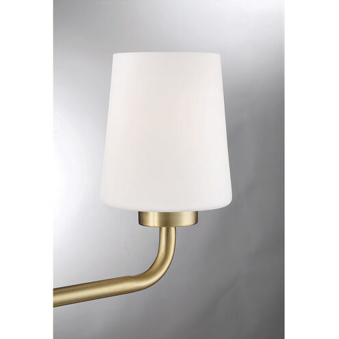 Capra 3 Light 22 inch Warm Brass Vanity Light Wall Light, Essentials