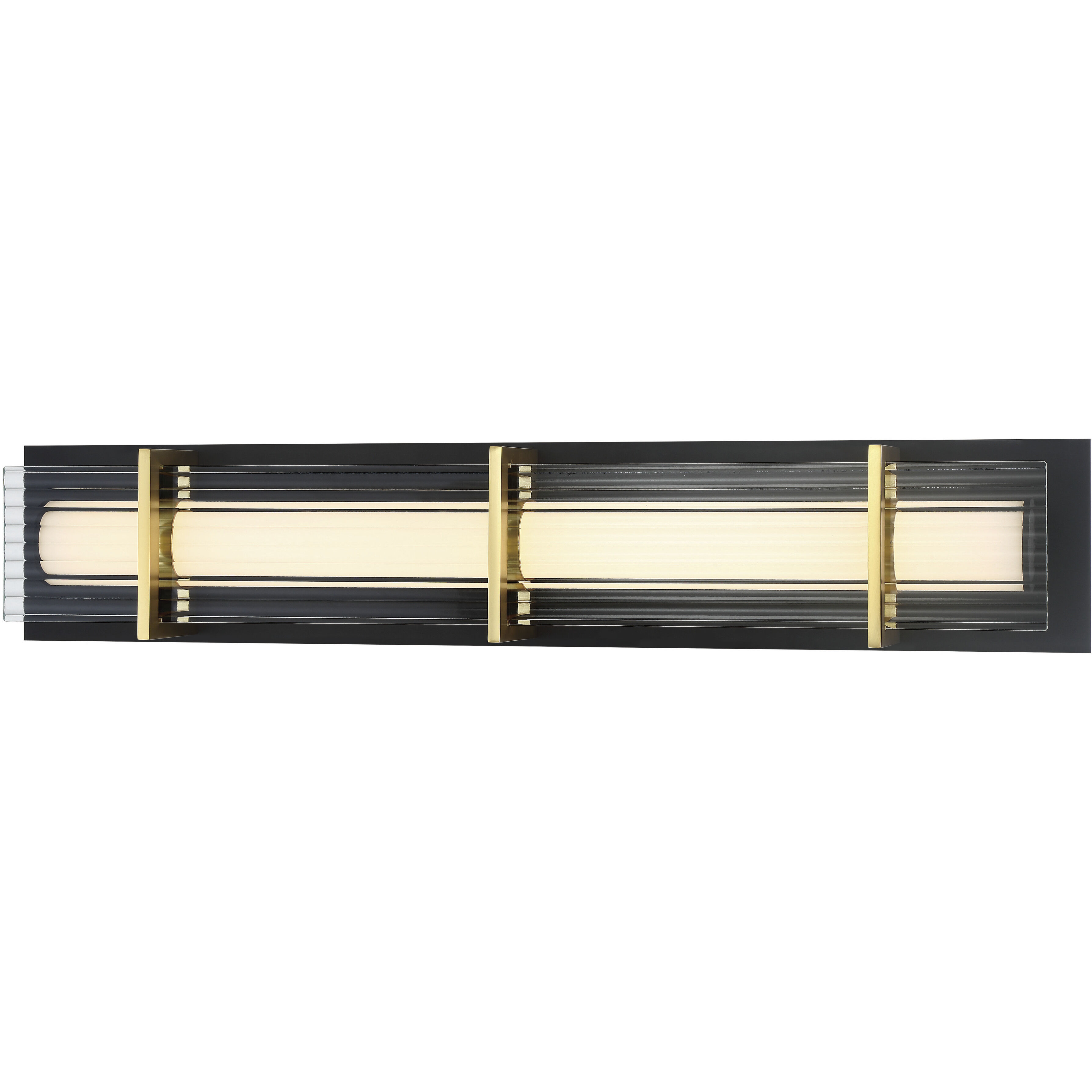 Midnight Gold LED 27.38 inch Sand Coal And Honey Gold Bath Light Wall Light