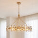 Marbella 14 Light 36 inch Gold Shimmer Chandelier Ceiling Light