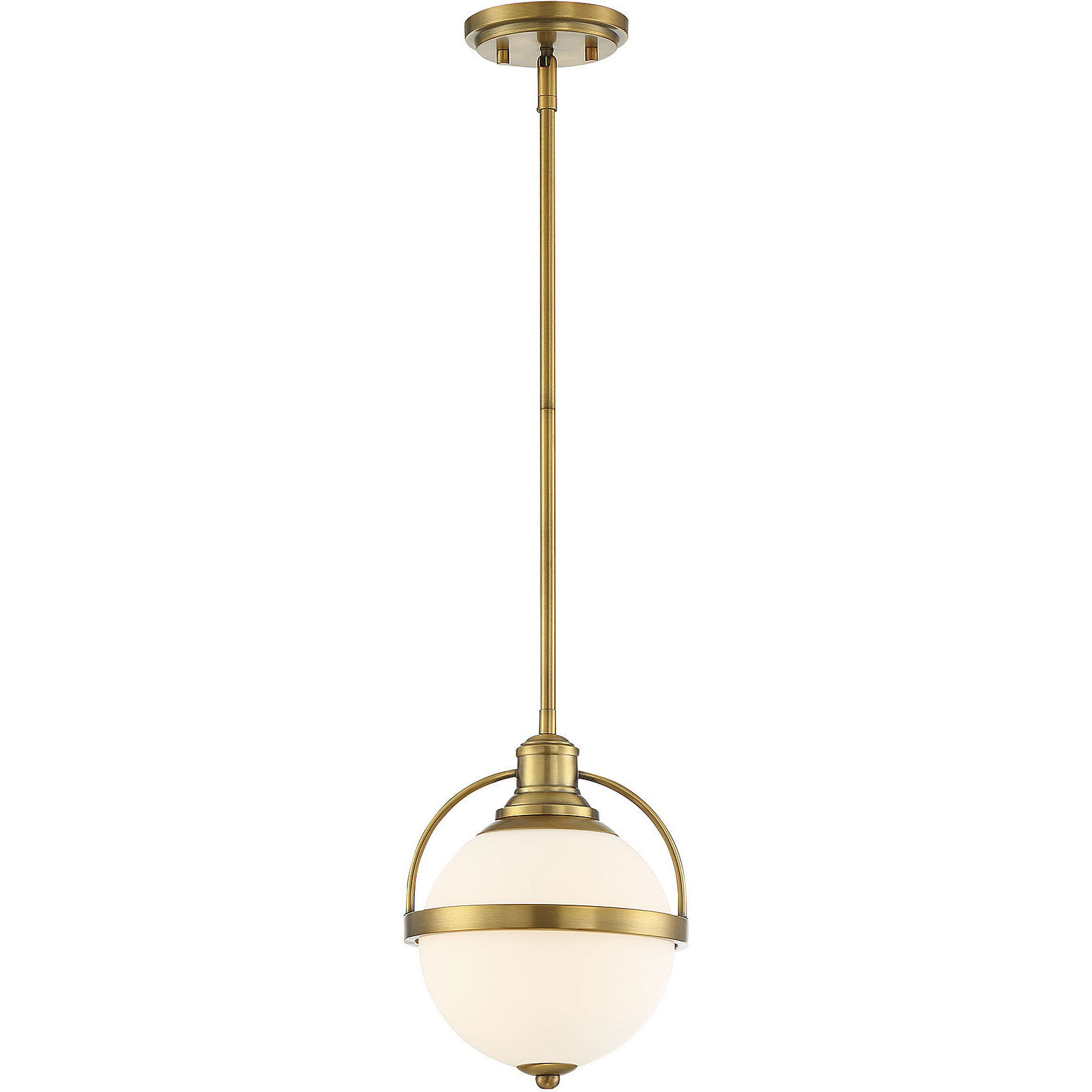 Westbourne 1 Light 8.75 inch Warm Brass Pendant Ceiling Light, Essentials