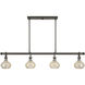 Sheriden 4 Light 48 inch Mediterranean Bronze Chandelier Ceiling Light