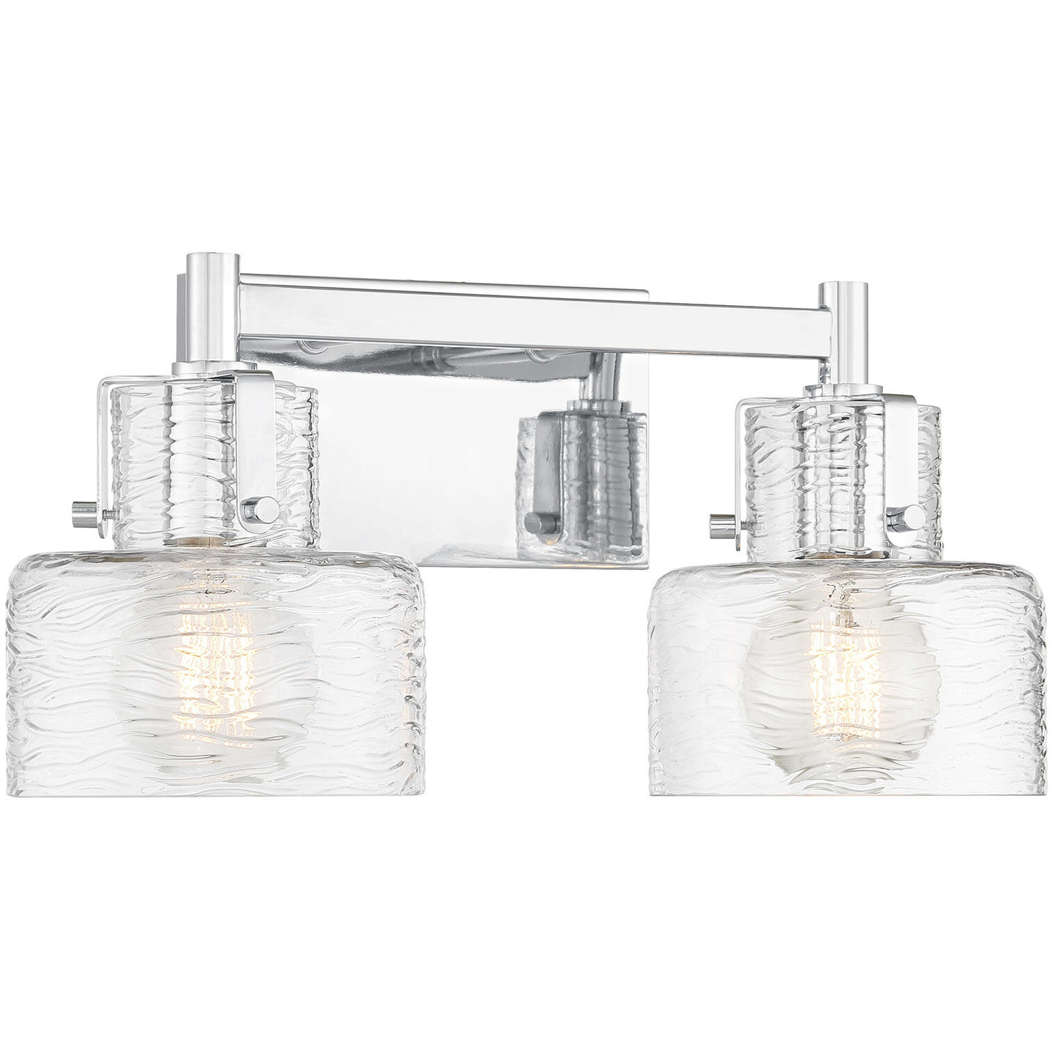 Dover 2 Light 17 inch Chrome Bathroom Vanity Light Wall Light