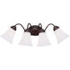 Brighton 4 Light 19 inch English Bronze Bath Light Wall Light