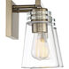 Brannon 2 Light 14.25 inch Noble Brass Bathroom Vanity Light Wall Light