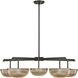Hubbard LED 38 inch Mediterranean Bronze Chandelier Ceiling Light