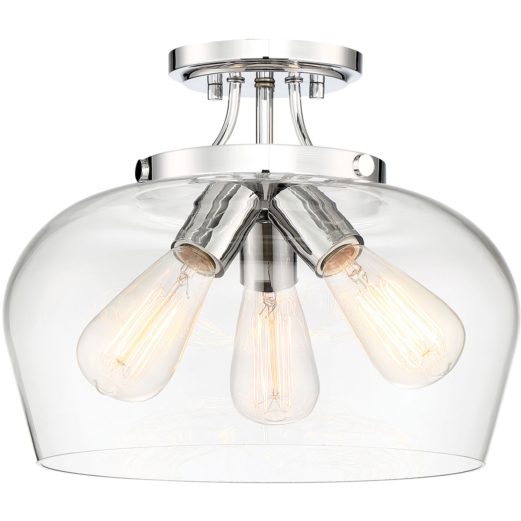 Flush ceiling lights chrome outlet