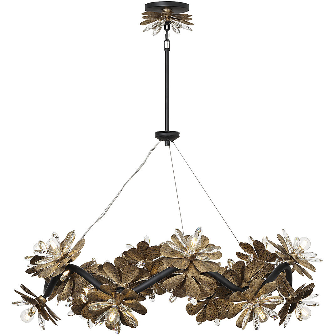 Giselle 24 Light 46 inch Delphine Chandelier Ceiling Light