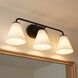 Blair 3 Light 25.5 inch Black Bath Wall Light