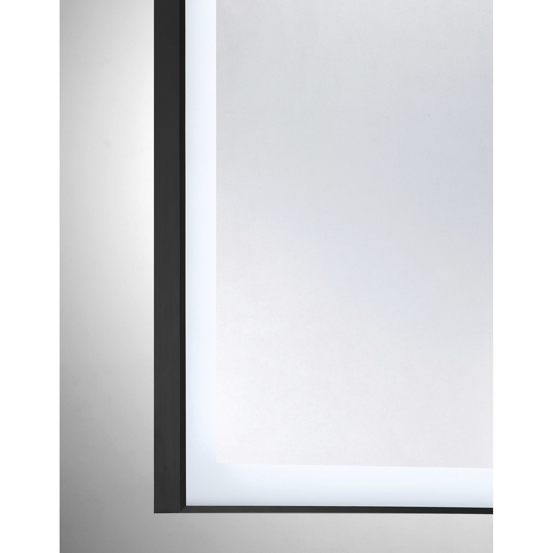 Paulding 48 X 32 inch Black Mirror, Frontlit