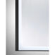 Paulding 48 X 32 inch Black Mirror, Frontlit