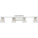 Northam 4 Light 30 inch Polished Chrome Bathroom Vanity Light Wall Light