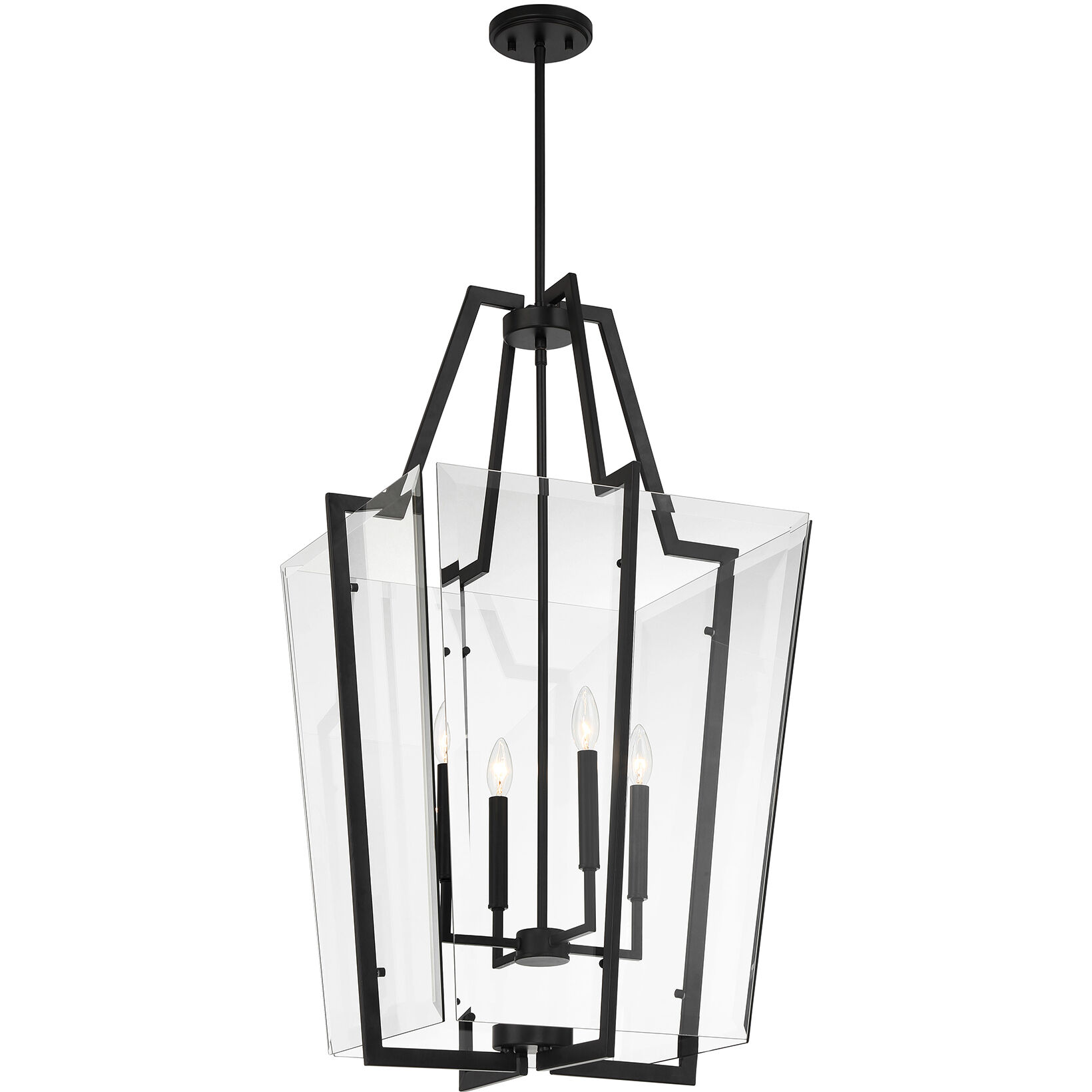 Farell 4 Light 21 inch Matte Black Pendant Ceiling Light
