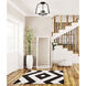 Dash 3 Light 16 inch English Bronze Semi-Flush Ceiling Light
