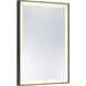 Paulding 32 X 24 inch Black Mirror, Frontlit