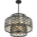 Mannheim 4 Light 22 inch Matte Black Pendant Ceiling Light, Lighting One
