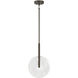Ainslie LED 12 inch Mediterranean Bronze Pendant Ceiling Light