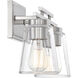 Calhoun 2 Light 14.58 inch Satin Nickel Bathroom Vanity Light Wall Light, Essentials