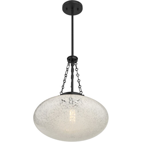 Willow 1 Light 16.5 inch Matte Black Pendant Ceiling Light