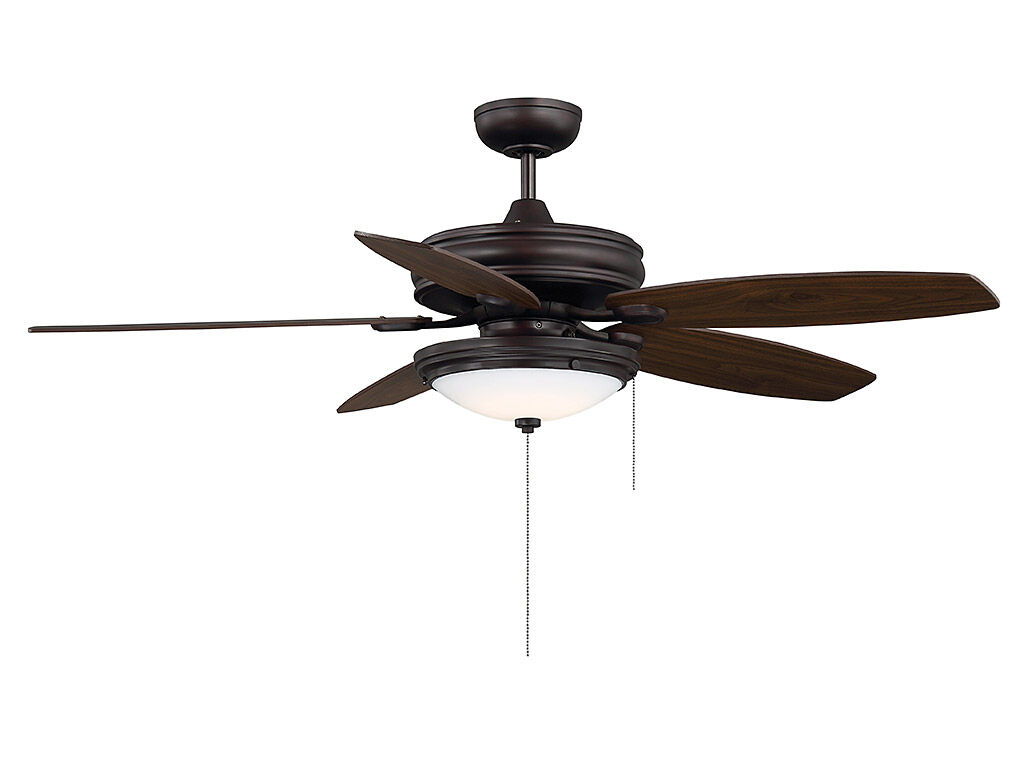 Lucerne LED English Bronze Fan Light kit