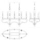 Westbrook 8 Light 17 inch Charisma Chandelier Ceiling Light
