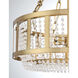 Mancini 6 Light 26 inch Warm Brass Pendant Ceiling Light