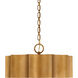 Shelby 3 Light 22.5 inch Gold Patina Pendant Ceiling Light