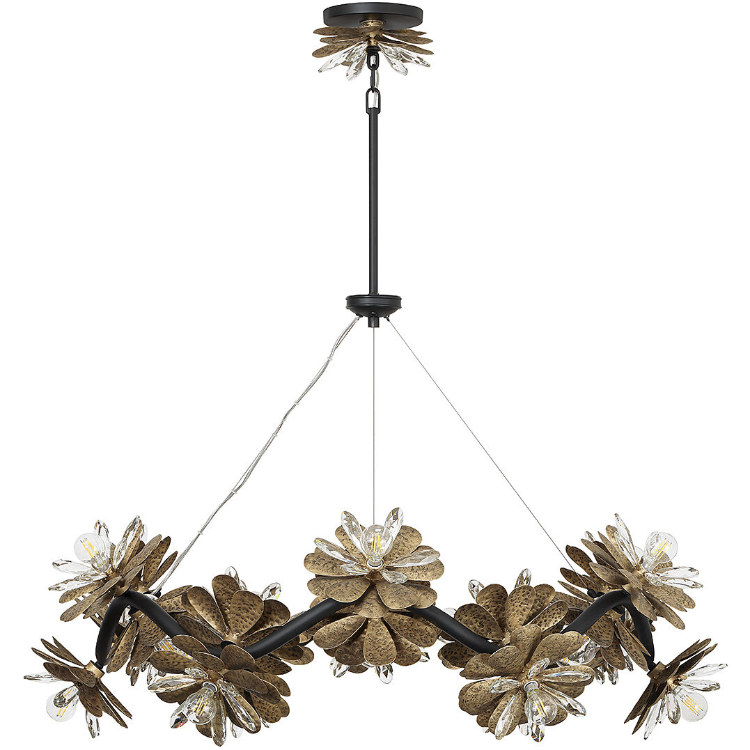 Giselle 24 Light 46 inch Delphine Chandelier Ceiling Light