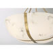 Chalfont 4 Light 30 inch Warm Brass Pendant Ceiling Light