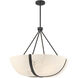 Chalfont 4 Light 30 inch Matte Black Pendant Ceiling Light