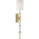 Sebring 1 Light 6 inch Warm Brass Wall Sconce Wall Light