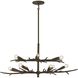 Palisades 12 Light 40.38 inch Bark Chandelier Ceiling Light