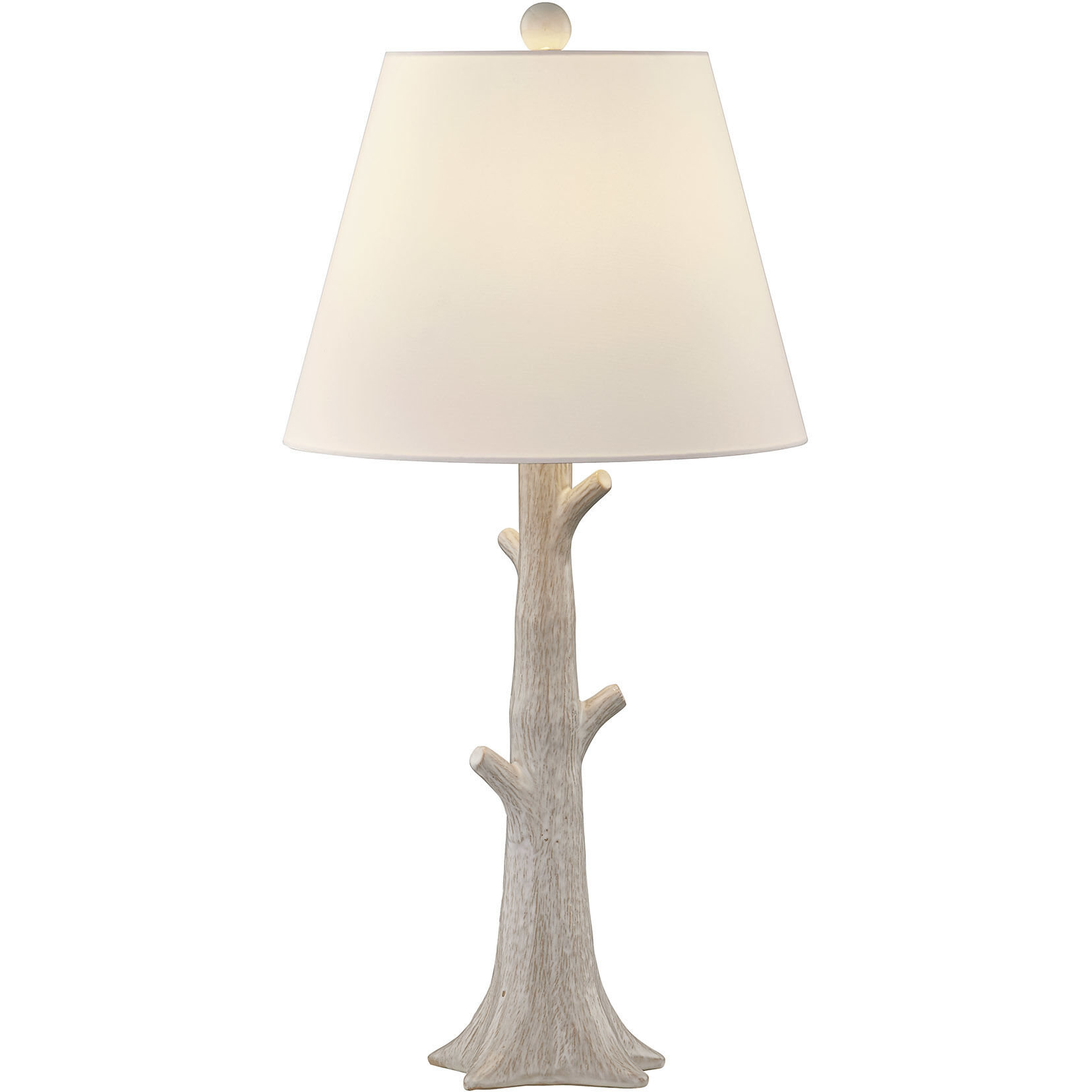 Penny 31.75 inch 100.00 watt Distressed White Table Lamp Portable Light, Coco & Dash