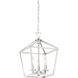 Townsend 3 Light 10 inch Satin Nickel Pendant Ceiling Light, Essentials
