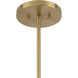 Lehigh 1 Light 22 inch Warm Brass Pendant Ceiling Light
