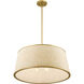 Sombra 6 Light 24 inch Spun Gold Pendant Ceiling Light