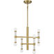 Kingsburg 8 Light 18 inch Warm Brass Chandelier Ceiling Light