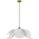 Elsie 6 Light 30 inch Warm Brass Pendant Ceiling Light
