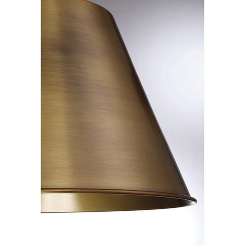 Alden 1 Light 18 inch Warm Brass Pendant Ceiling Light, Essentials