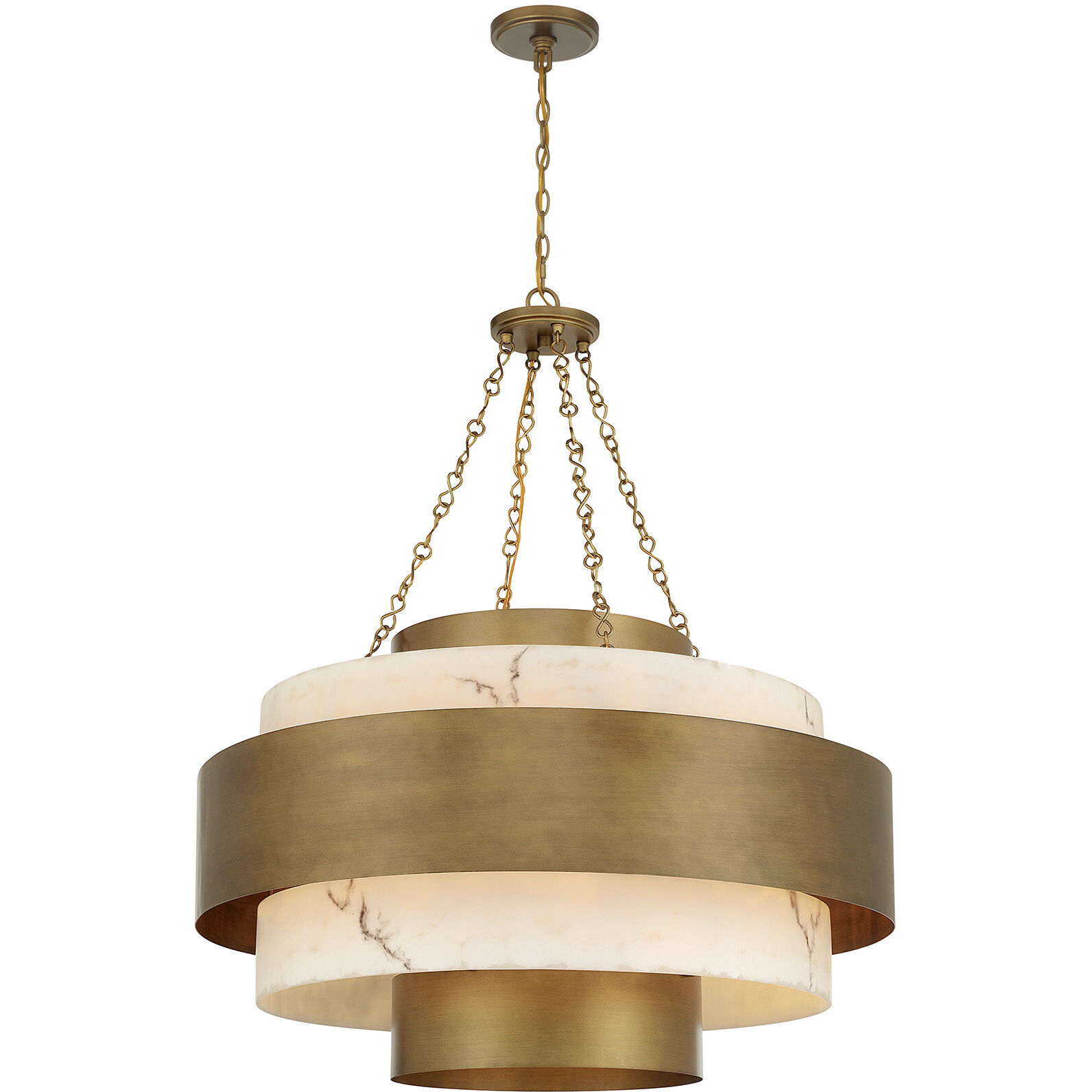 Davenport 8 Light 36 inch Antique Patina Pendant Ceiling Light