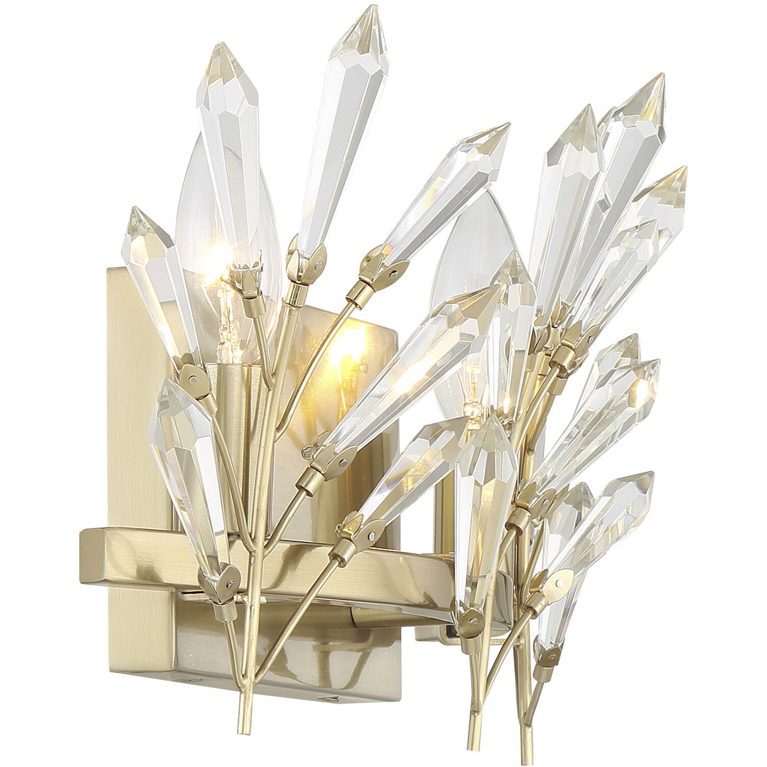 Orianna 2 Light 14.5 inch Noble Brass Bathroom Vanity Light Wall Light