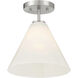 Blair 1 Light 10 inch Satin Nickel Mini-Pendant or Semi-Flush Ceiling Light