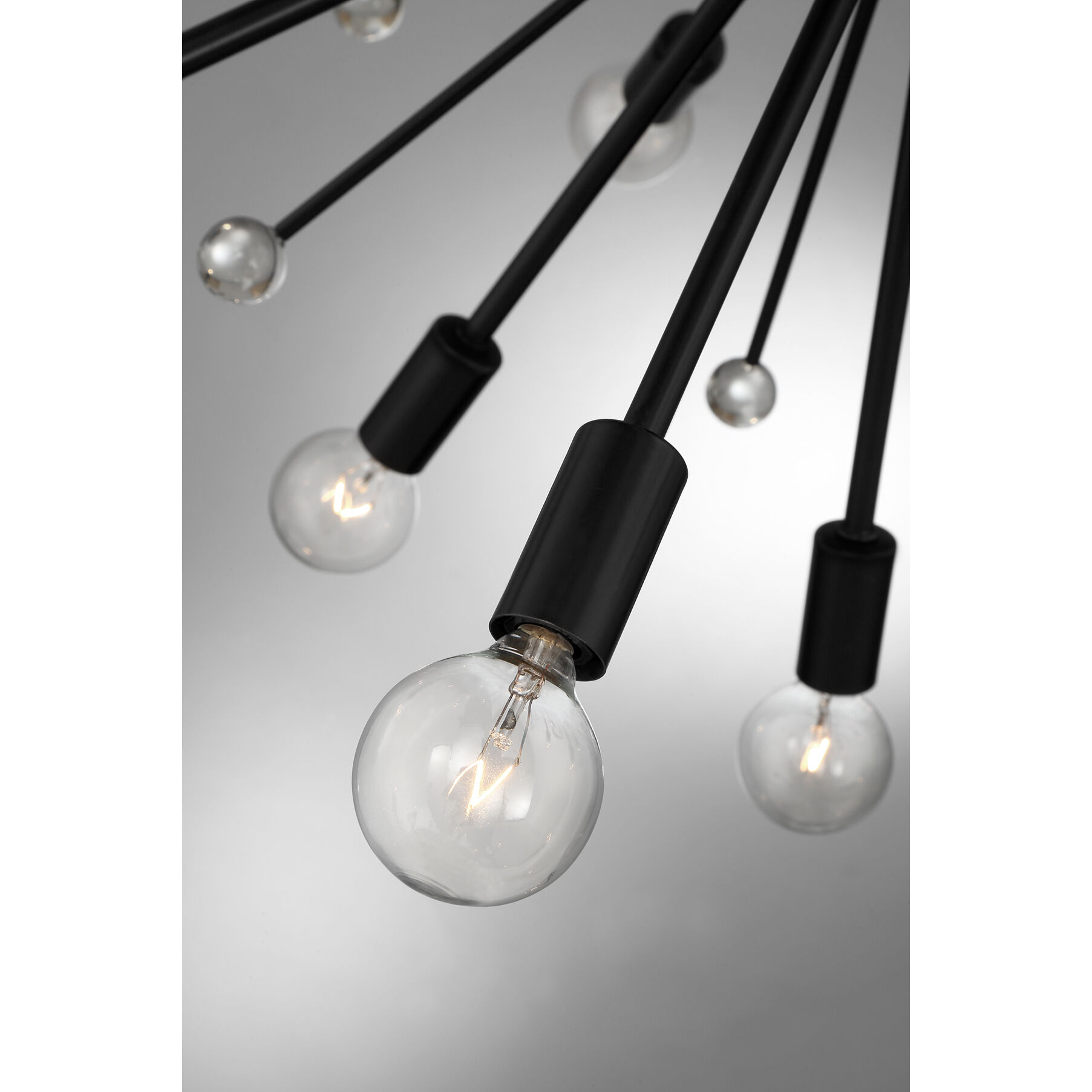 Galea 24 Light 23 inch Matte Black Chandelier Ceiling Light, Essentials